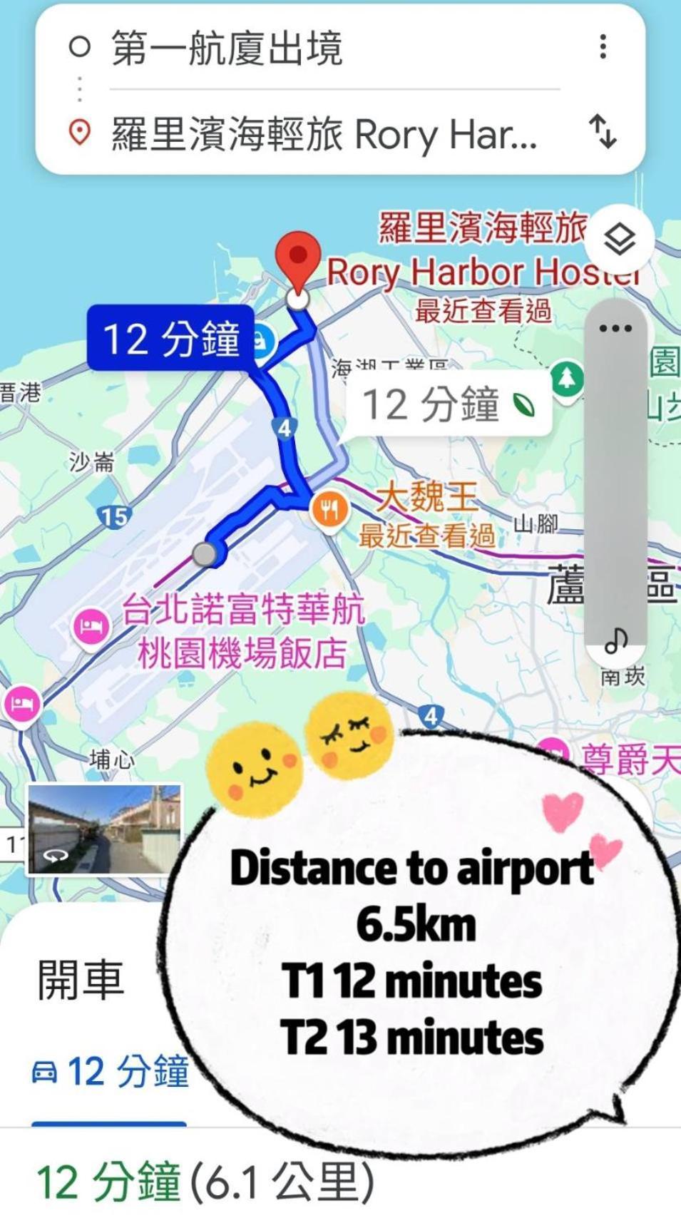 羅里濱海輕旅 Rory Hostel Luzhu Экстерьер фото